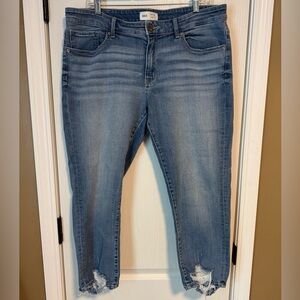 BKE Blue Ankle Cropped Jeans